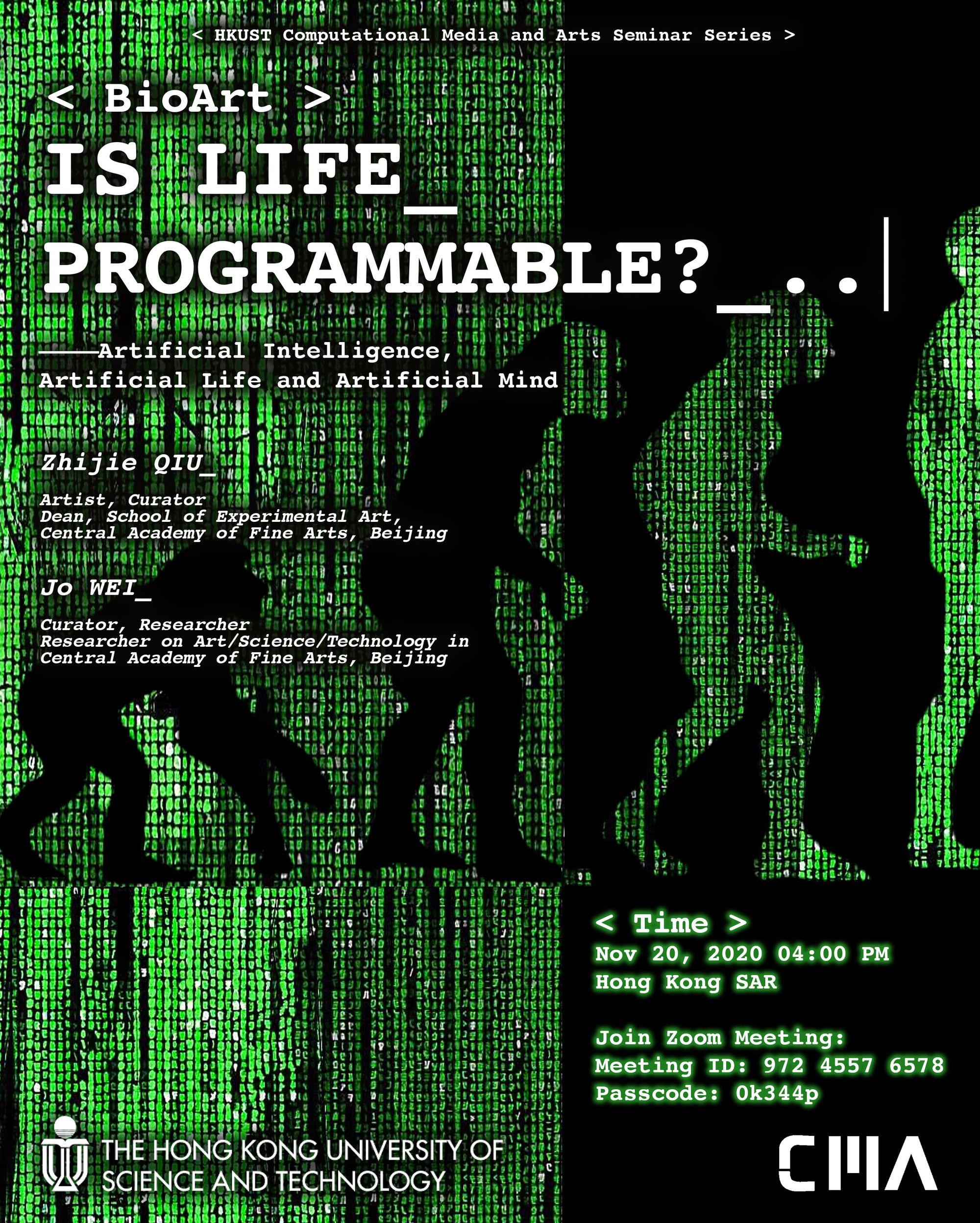 BioArt: Is life programmable?——Artificial Intelligence, Artificial Life and Artificial Mind